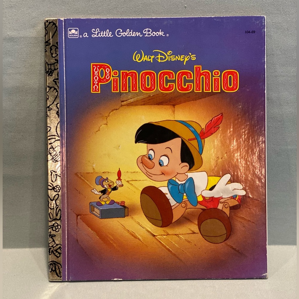 a Little Golden Book Walt Disneys “Pinocchio”.